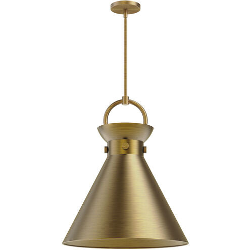 Alora Mood PD412018AG Emerson 1 Light 18 inch Aged Gold Pendant Ceiling Light