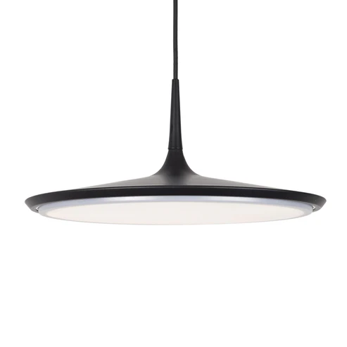 Kuzco Lighting PD46216-WH-UNV Disc 16 Inch Wide Indoor Pendant Ceiling Light Black Finish
