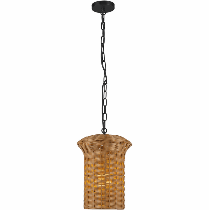 Alora Mood PD641011MB Kai 1 Light 11.13 inch Pendant Ceiling Light Matte Black Finish
