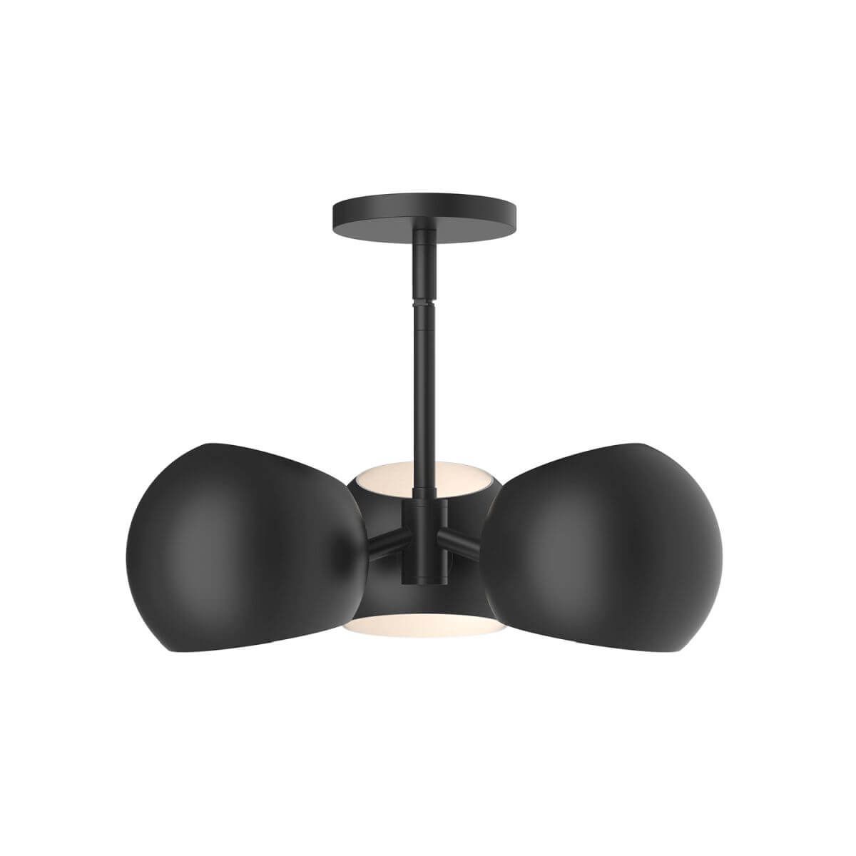 Alora Mood PD648315MB 16" Willow 3-Light LED Pendant - Matte Black