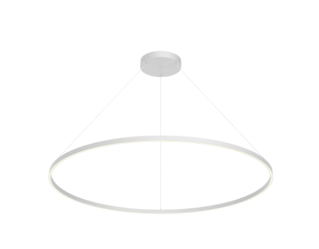 Kuzco Lighting PD87760-WH-UNV-010 Cerchio 59" Wide LED Suspension Pendant Light, White Finish