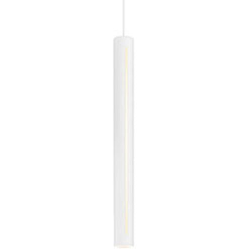 DALS Lighting PDLED120-24-WH Linear LED 1.9 inch White Pendant Ceiling Light, Cylinder