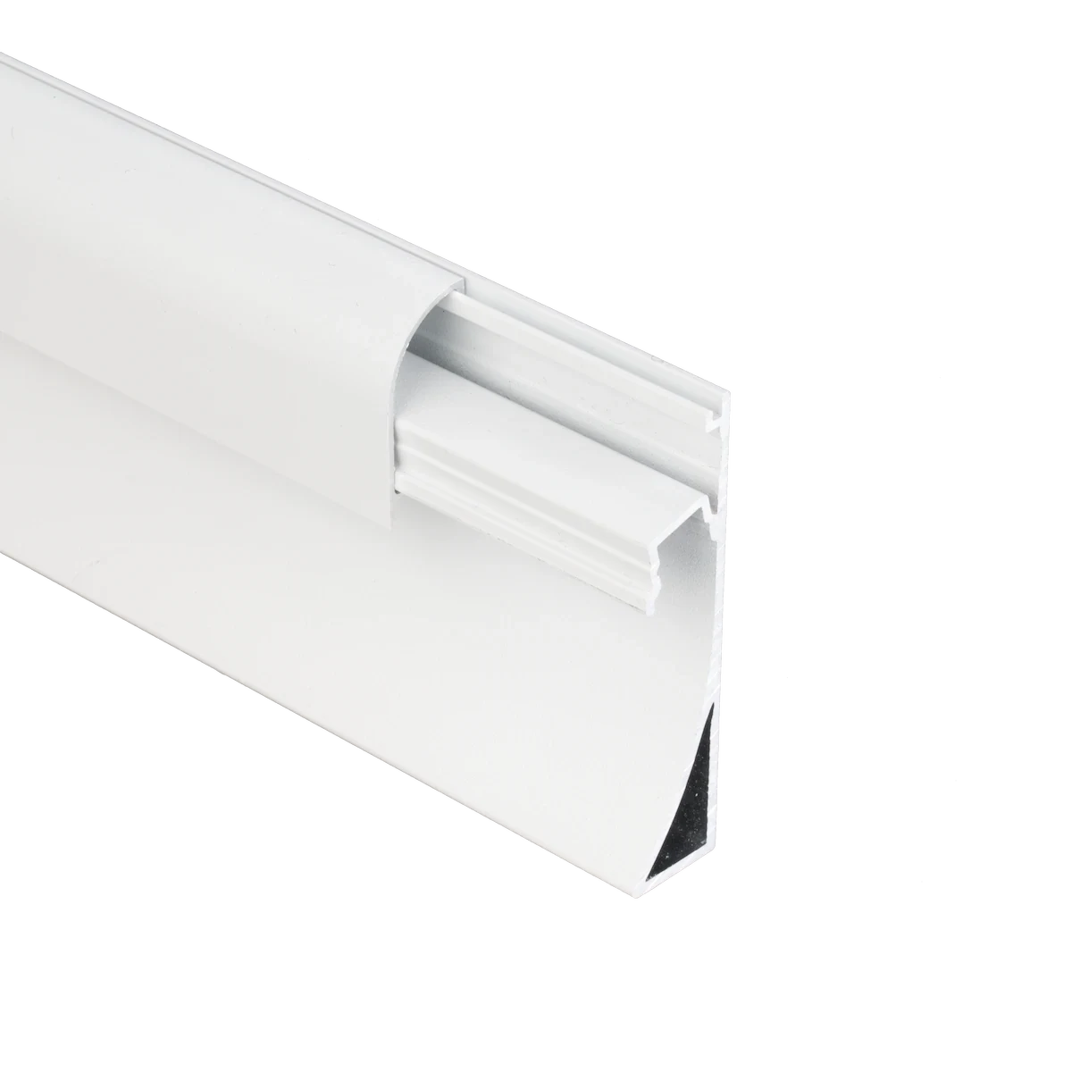 American Lighting PE-BASE-2M-WH Premium Extrusion: Baseboard 2 Meter, White Finish