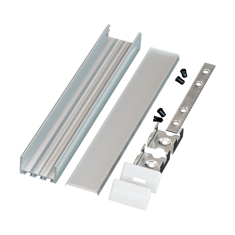 American Lighting PE-GTX-2M-BNDL5 78" GTX Surface & Recessed Mounting Channel Bundle - 5 Pack