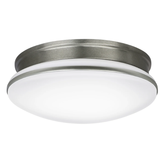 Feit Electric PF11/RND/4WY/NK 11 in. Round 3-in-1 Selectable Color Puff LED Ceiling Fixture Multi Color Temperature Wattage 14W, Voltage 120V Pack 1