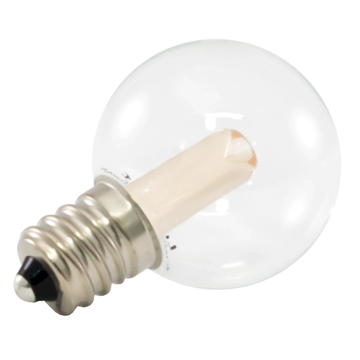 American Lighting PG30-E12-WW G30 WW - Pro LED Bulb – 2700K Warm White, 360° Omnidirectional, 14LM, IP65 Wet Location Rated, cULus Listed