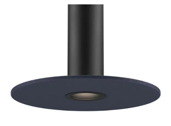 Dals Lighting PIL-ACCFD24-DB-BK Black mounting reflector and 24 Inch felt disk Dark blue for PILXX