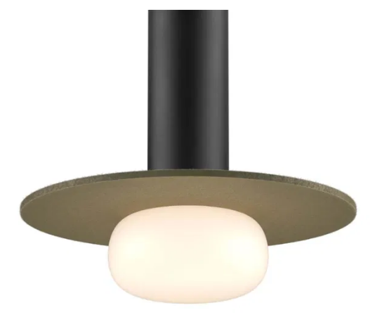 Dals Lighting PIL-ACCGB-GR Glass ball and felt disk - Green