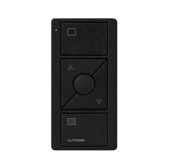 Lutron PJ2-3BRL-TMN-S01 Original 3-Button Pico Smart Remote with Raise/Lower and Preset - Shade Icons - Midnight