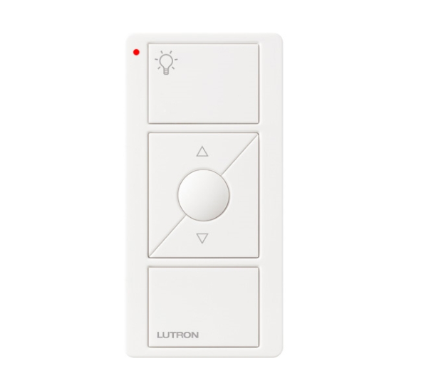 Lutron PJL-3BRL-GWH-L01 Pico Line Powered Wireless Control - 3 Button with Raise/Lower - White