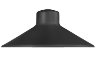 EnvisionLED PL-H-BR-MBL-1 Path Light Cap Style 1, Brass Matte Black