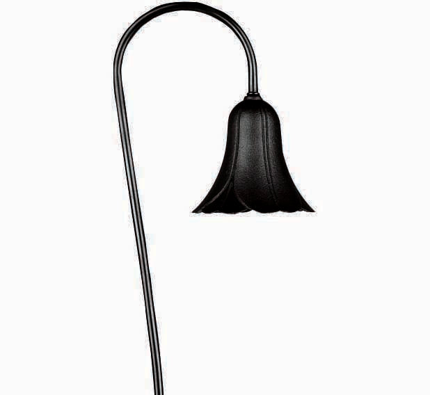 Focus Industries PL04LVSLEDPRBV Cast Alum Tulip Hat - Light Source: 4W Integrated LED Flat Panel - Hat Size: 4.5" - Bell/Hat Style: Tulip - Finish: Rubbed Verde