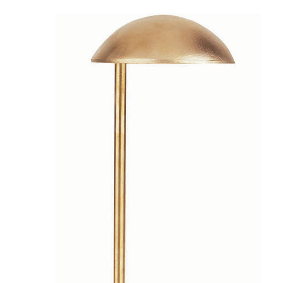 Focus Industries PL05L12RST Cast Aluminum Mushroom Hat - Lamp: 3W Omni-3 Super Saver LED - Hat Size: 5.5" - Finish: Rust