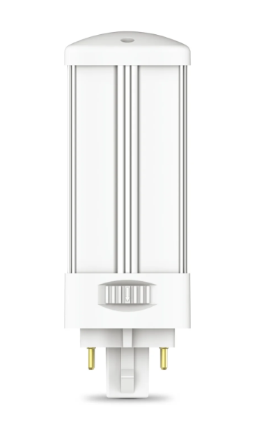 Feit Electric PL13AB/H/CCT/LED 10W (13W Replacement) Color Selectable G24q-1 Base 4-pin Base Horizontal PL LED Light Multi Color Temperature Wattage 10W, Voltage 120V 4 Pack