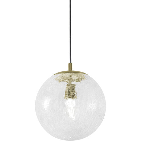 AFX Lighting PLAP09MBLB Palla 1 Light 9.5 inch Light Antique Brass Pendant Ceiling Light in 9 in