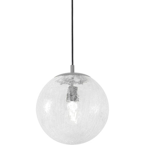 AFX Lighting PLAP09MBSN Palla 1 Light 9.5 inch Satin Nickel Pendant Ceiling Light in 9 in