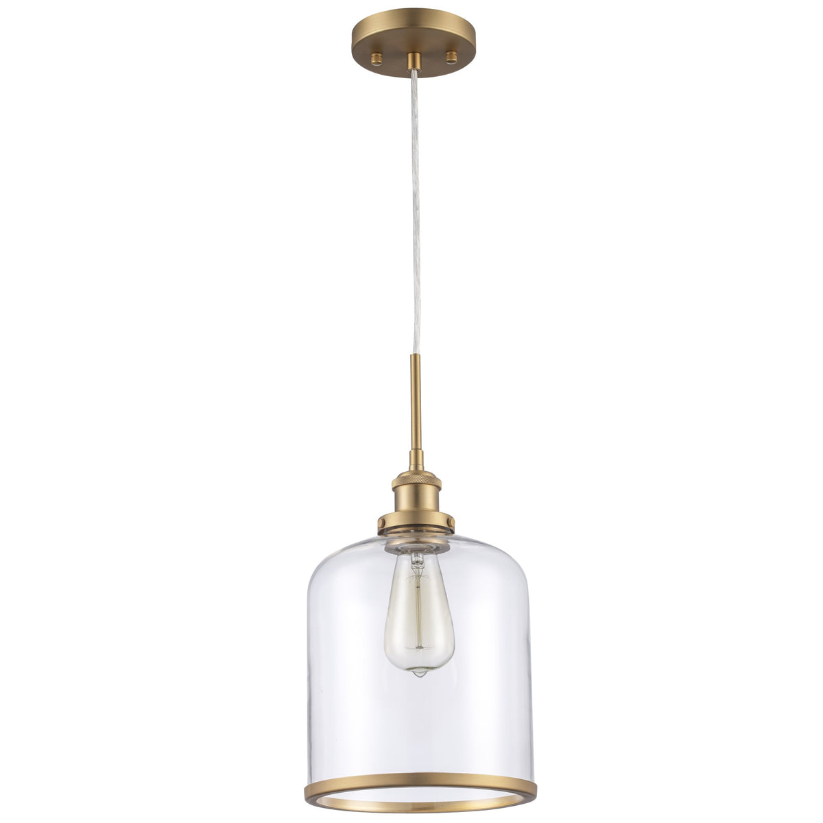 Trans Globe Lighting PND-2184 AG Dorina 1 light pendant in antique gold