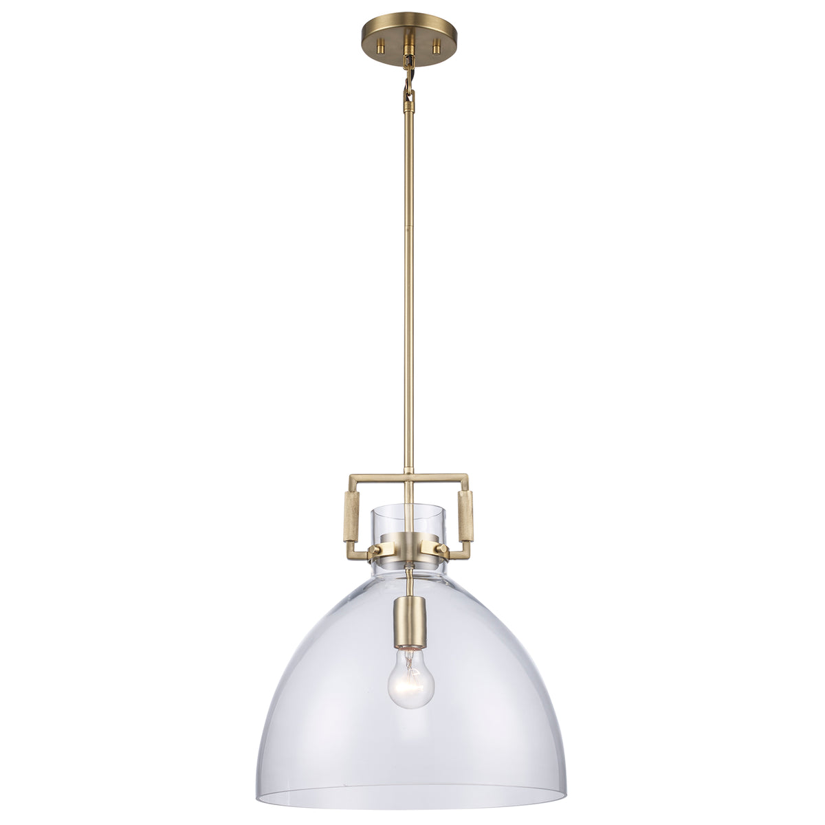 Trans Globe Lighting PND-2228 AG Ameranth 1 Light Antique Gold pendant ceiling light