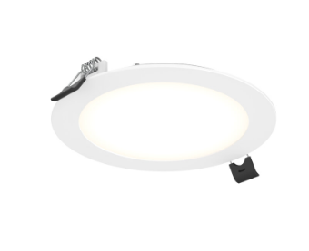 Dals Lighting PNL6-CC-WH 6 Inch Round Slim Panel, WAtt 12W, Lumens 990lm, 5CCT 2700K / 3000K / 3500K / 4000K / 5000K White Finish