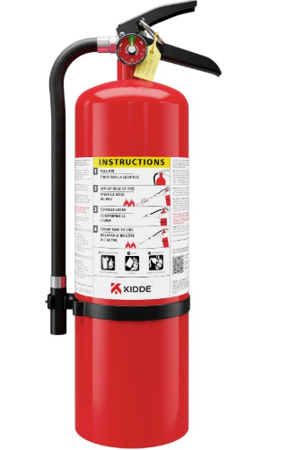Kidde PRO-10MP-1 Pro 460 Fire Extinguisher 10lb, Rechargeable, with Wall Hook