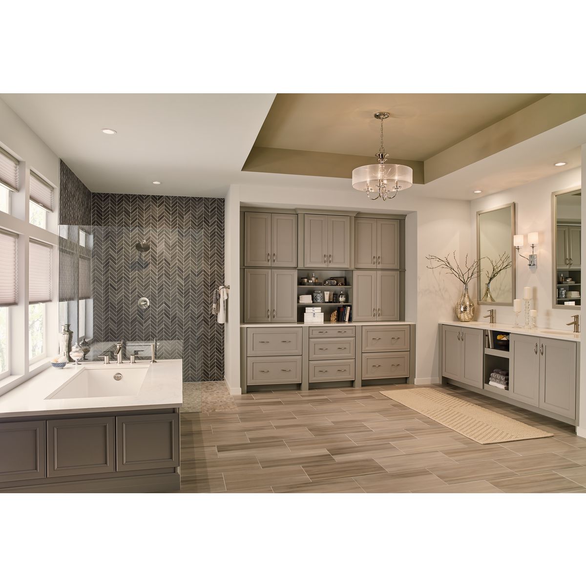 Progress Lighting P710019-009 Bonita Wall Sconce Shown in Bathroom Lifestyle Setting