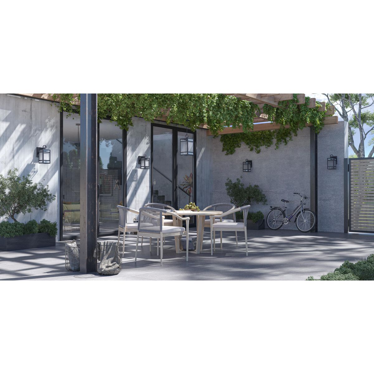 Progress Lighting Parrish outdoor lighting collection lifestyle image