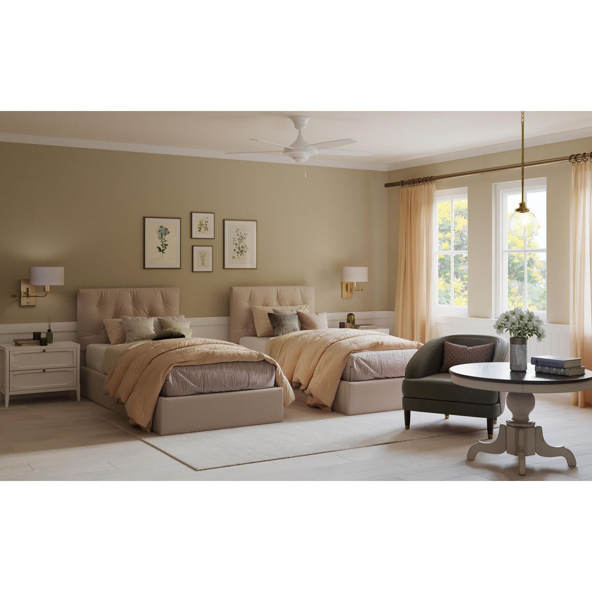 Progress Lighting P710104-163 Carrick 1 Light Vintage Brass Wall Bracket - Lifestyle