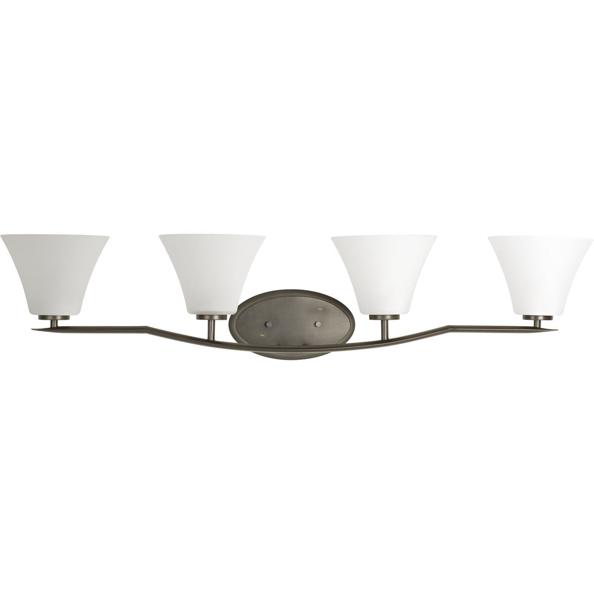 Progress Lighting P2007-20W Bravo 4 light antique bronze bath vanity wall light