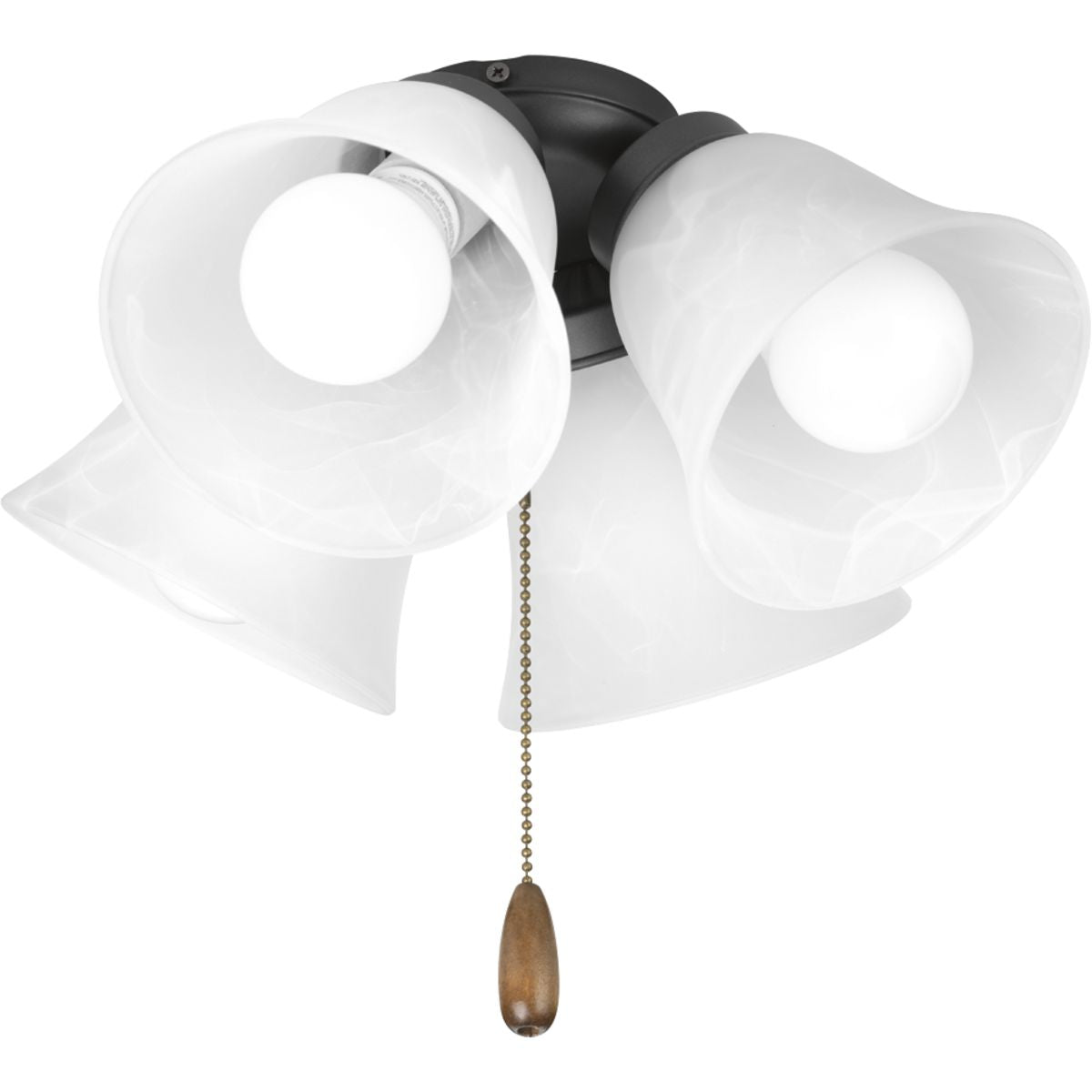 Progress Lighting P2610-143WB AirPro 4 Light Graphite Fan Light Kit
