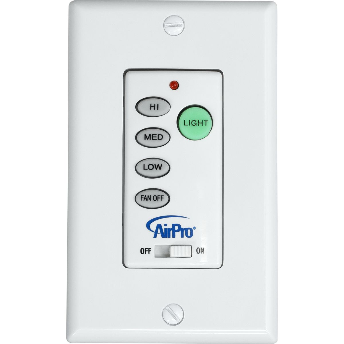 Progress Lighting P2665-30 white universal fan wall control