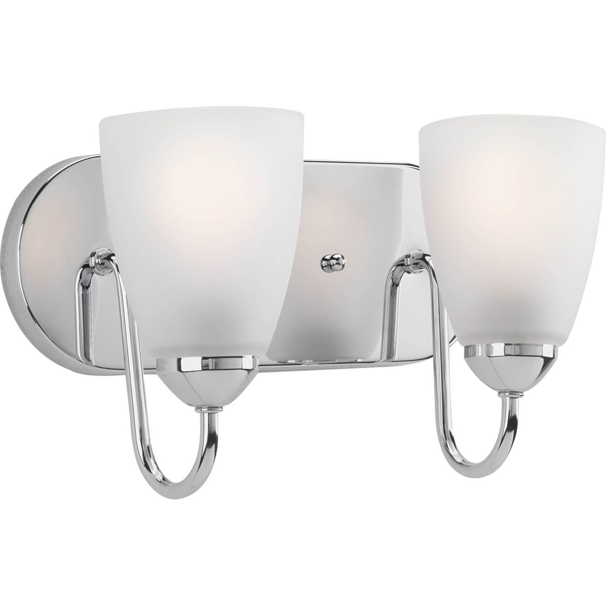 Progress Lighting P2707-15 Gather 2 light polished chrome bath vanity wall light