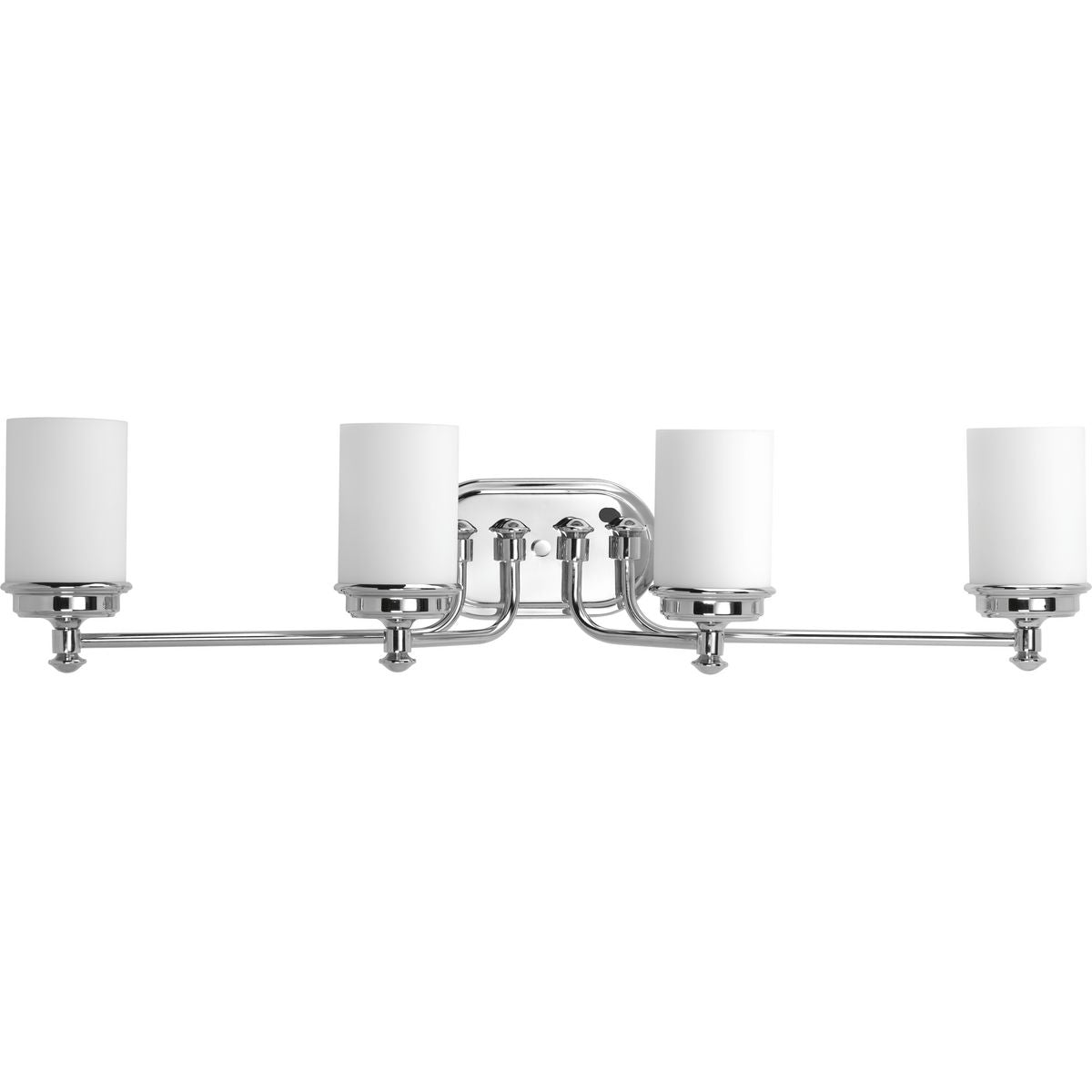 Progress Lighting Glide 4 light polished chrome bath vanity wall light