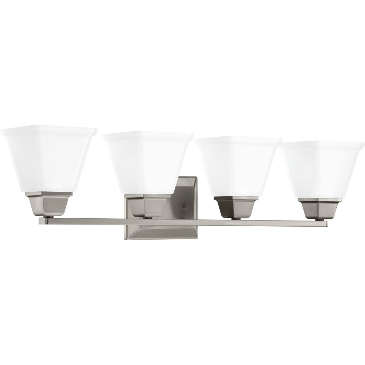 Progress Lighting P300161-009 Clifton Heights 4 Light Brushed Nickel Bath Vanity Wall Light
