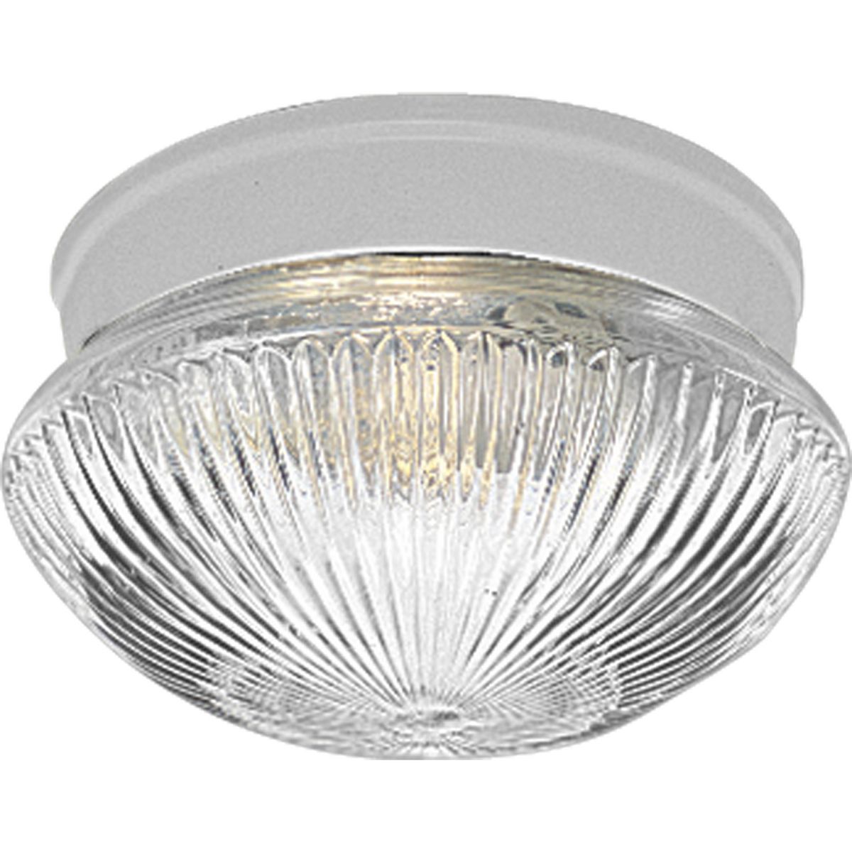 Progress Lighting P3405-30 Fitter 1 Light 7.5 inch White Close-to-Ceiling Light