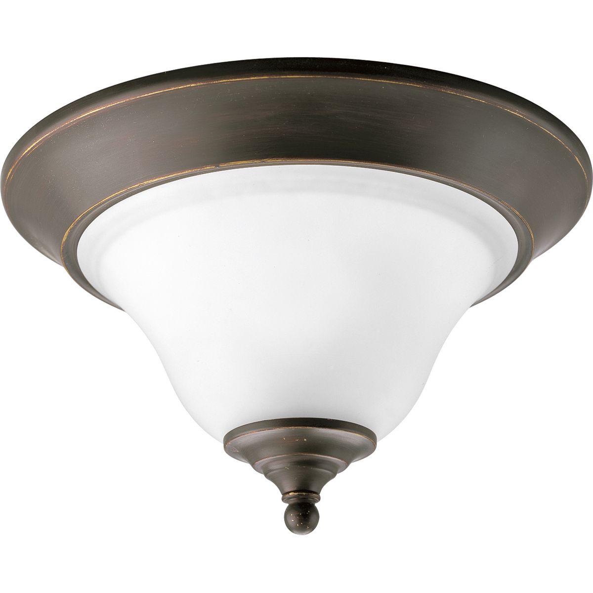 Progress Lighting P3475-20 Trinity 1 Light 12.5 inch Antique Bronze Close-to-Ceiling Ceiling Light