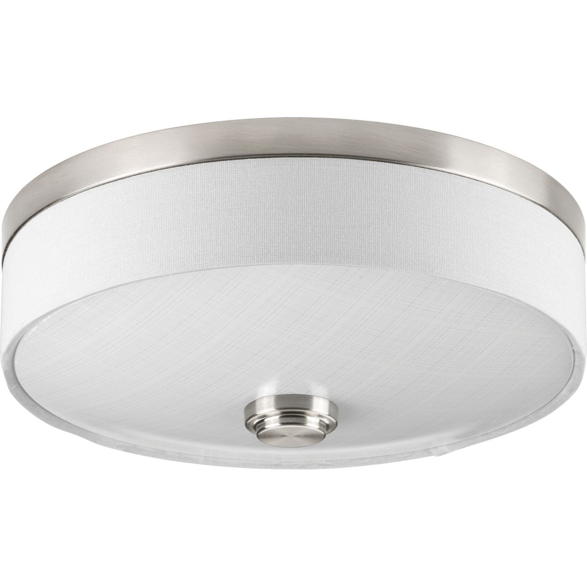 Progress Lighting P3610-0930K9 Weaver Led 1 Light 10 inch Brushed Nickel LED Flush Mount Ceiling Light