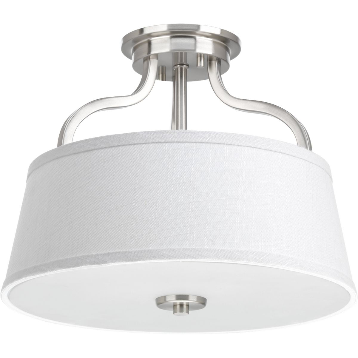 Progress Lighting P3720-09 Arden 2 Light 14 inch Brushed Nickel Semi-Flush Convertible Ceiling Light