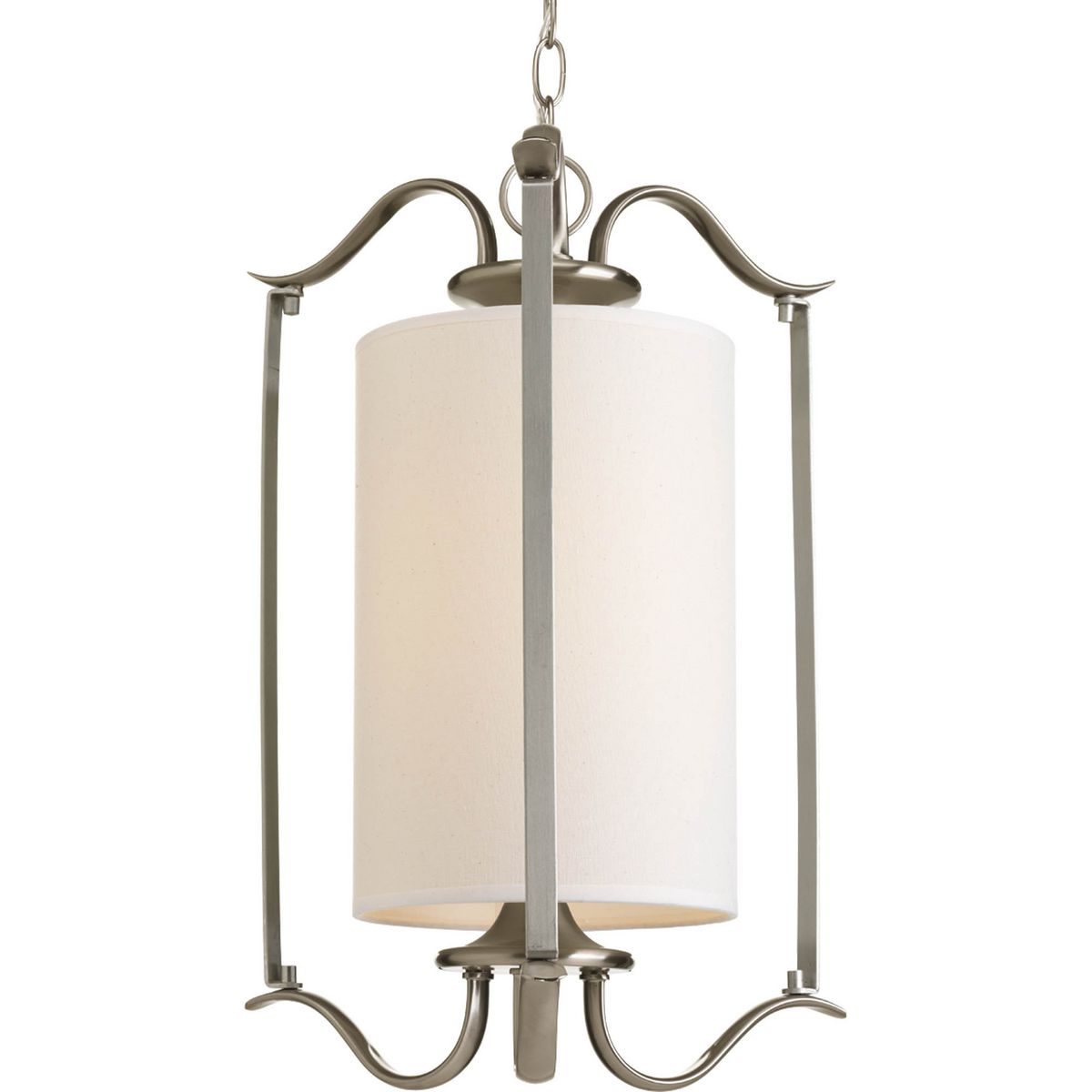 Progress Lighting P3799-09 Inspire 1 light brushed nickel foyer pendant
