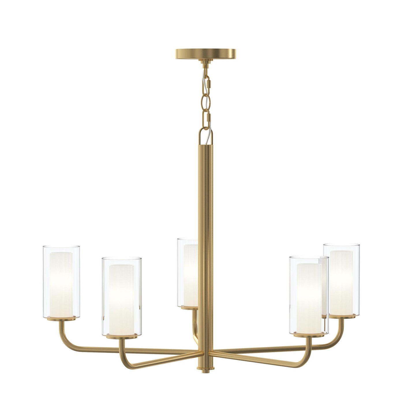 Progress Lighting P400475-191 Mack Brushed Gold Chandelier - View 8
