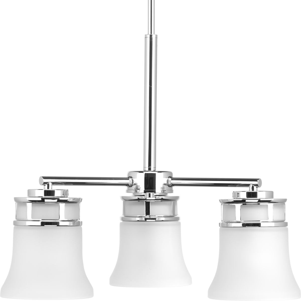 Progress Lighting Cascadia 3 light polished chrome chandelier ceiling light