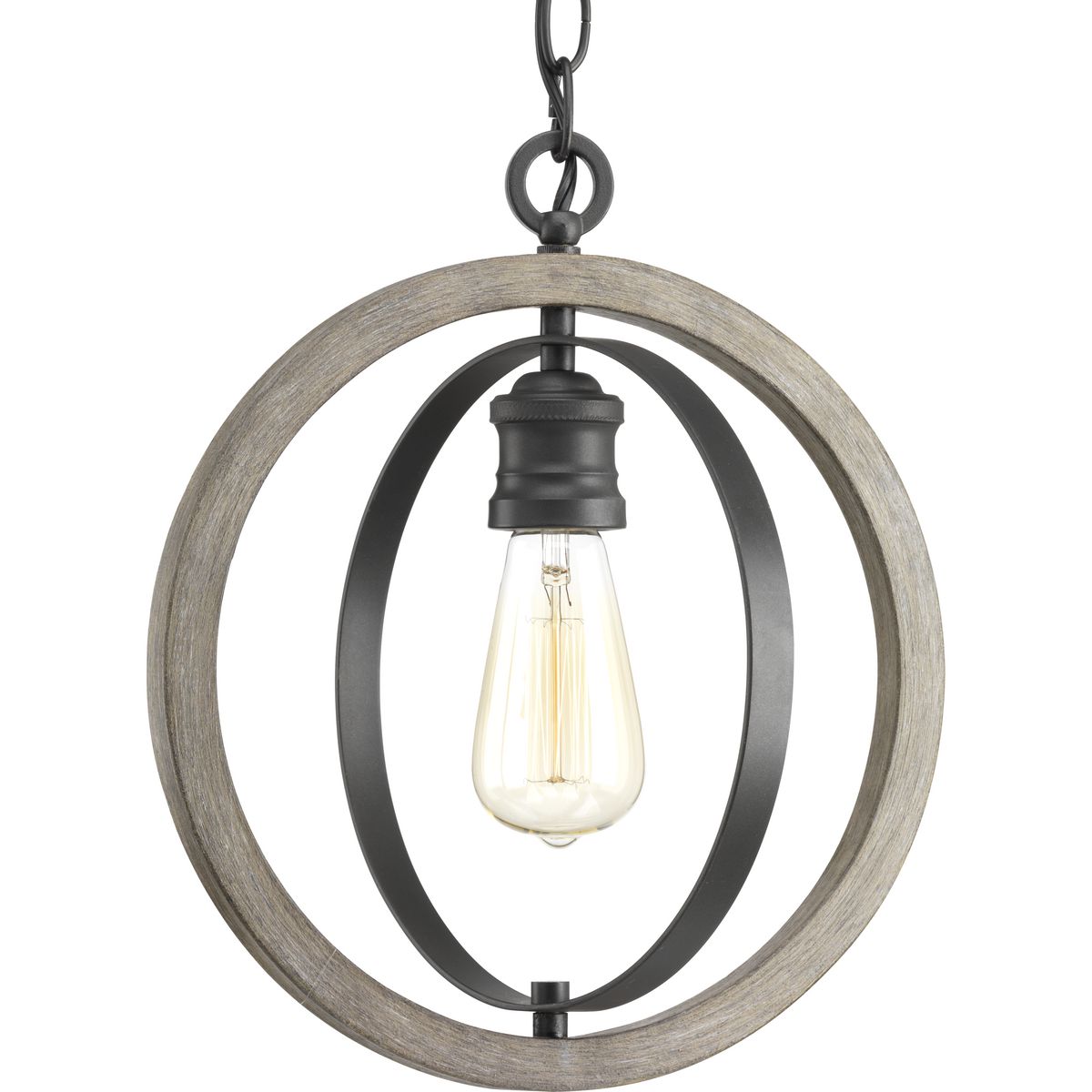 Progress Lighting Conestee 1 Light Graphite Pendant Ceiling Light