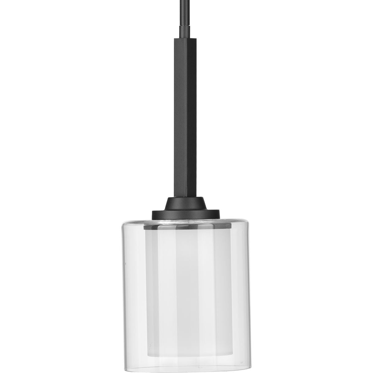 Progress Lighting P500103-143 Kene 1 Light Graphite Mini Pendant Ceiling Light