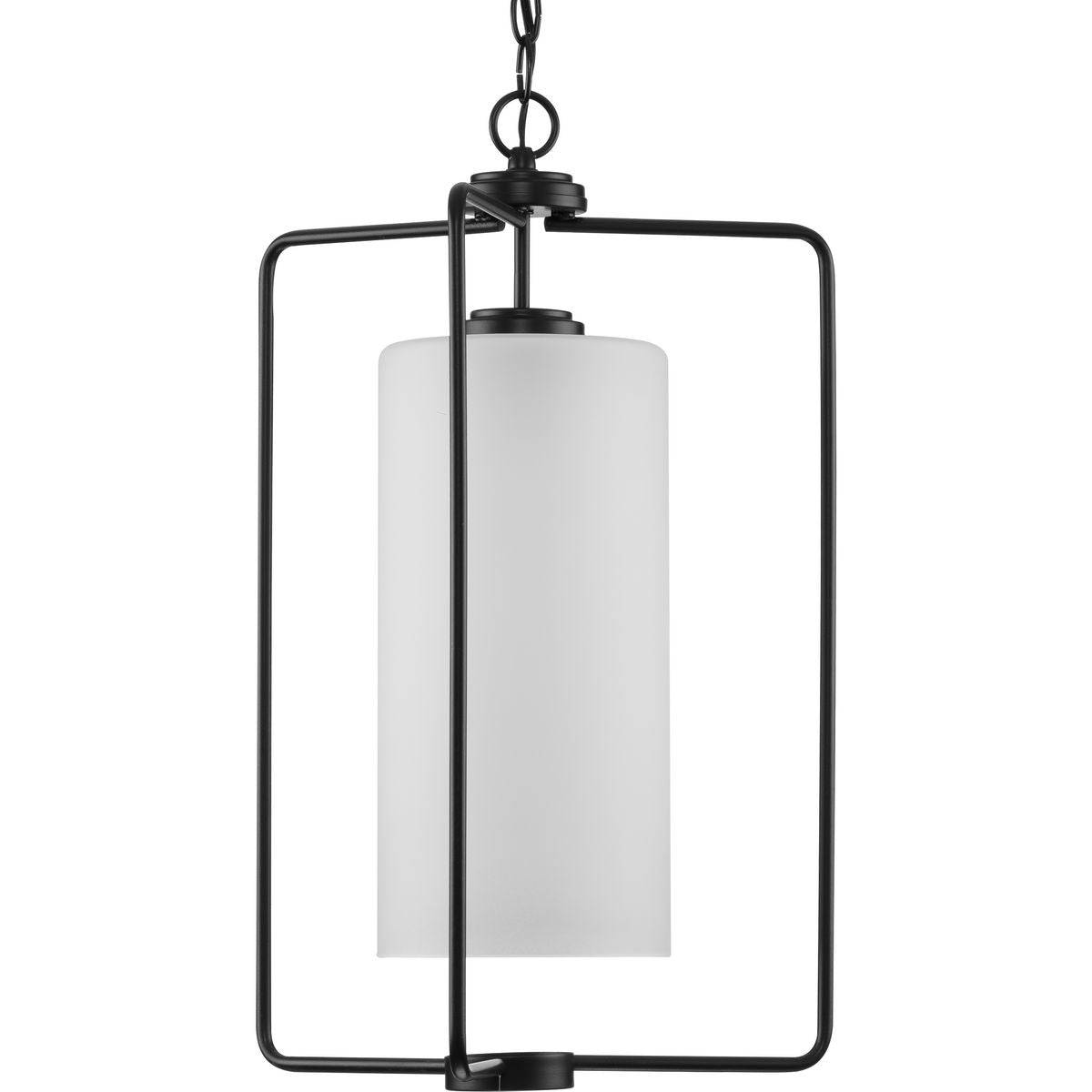 Progress Lighting P500333-031 Merry 1 light matte black foyer pendant ceiling light