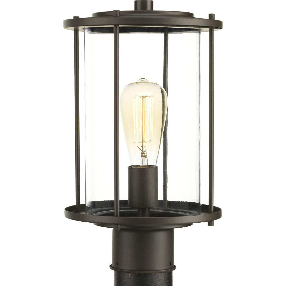 Progress Lighting P540020-020 Gunther 1 Light Antique Bronze Outdoor Post Lantern