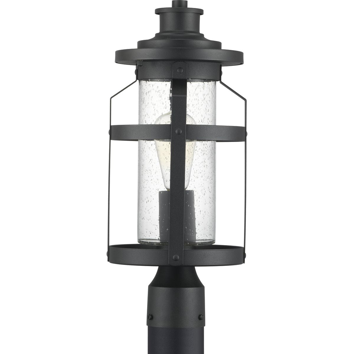 Progress Lighting P540031-031 Haslett 1 Light Textured Black Post Lantern
