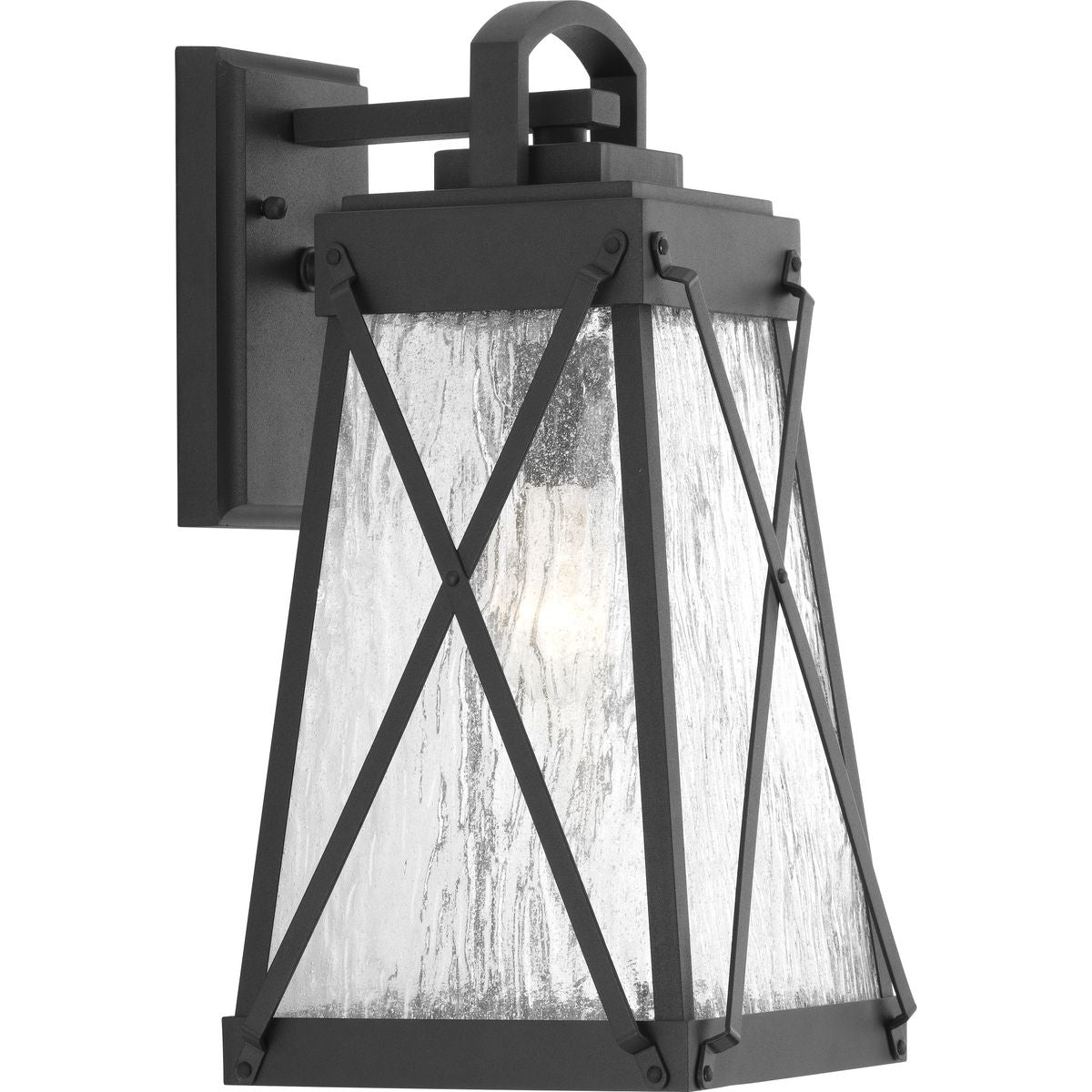 Progress Lighting P560032-031 Creighton textured black wall lantern product image