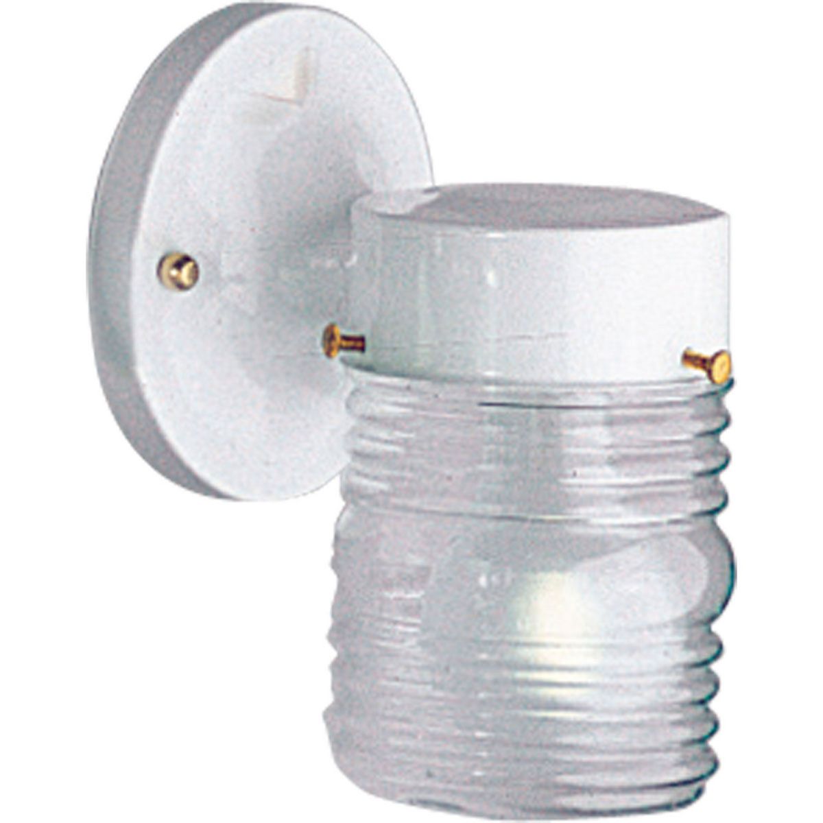 Progress Lighting P5602-30 Utility Lantern 1 Light White Wall Lantern