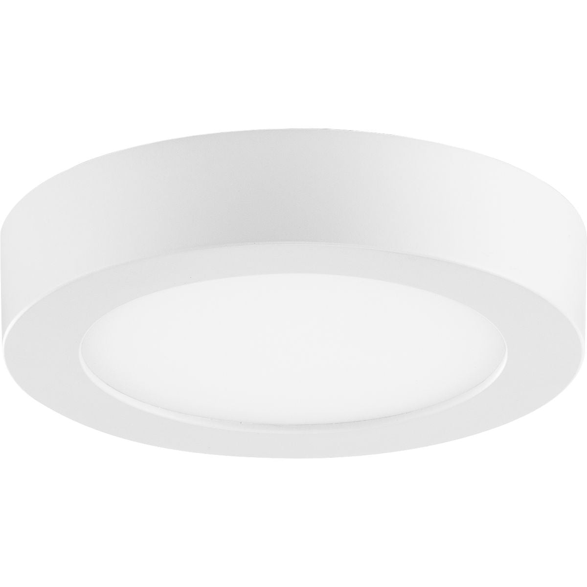 Progress Lighting P810024-030-30 Everlume 5 inch White LED Edgelit Round Flush Mount Ceiling Light
