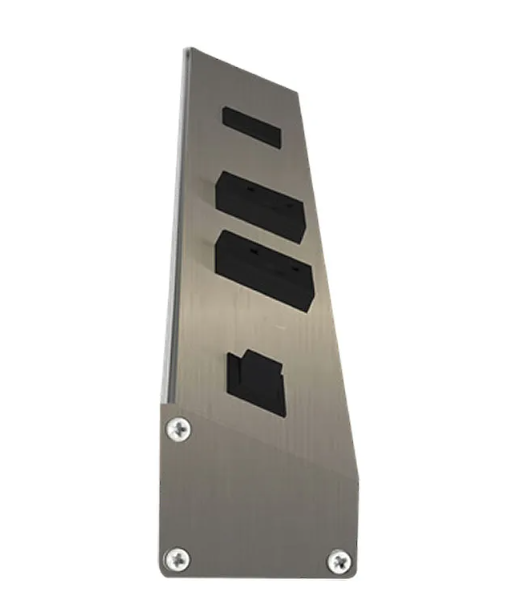 Westgate PSA-12-2R-1U-BN Angled Power Strip with Power & USB Receptacles