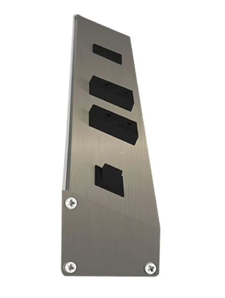 Westgate PSA-18-2R-1U-BN Angled Power Strip with Power & USB Receptacles